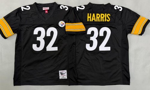Youth Pittsburgh Steelers #32 Franco Harris Black 1978 Throwback Jersey