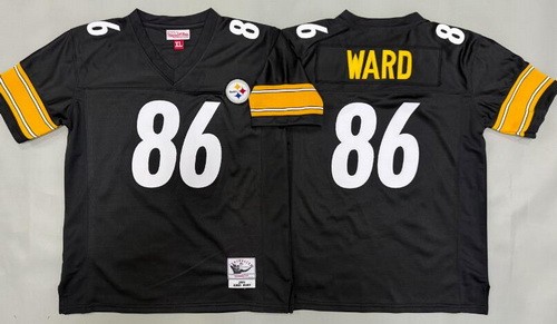 Youth Pittsburgh Steelers #86 Hines Ward Black 2005 Throwback Jersey