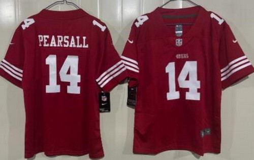 Youth San Francisco 49ers #14 Ricky Pearsall Limited Red Vapor Jersey