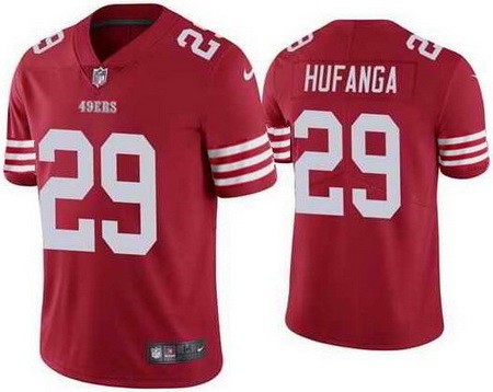 Youth San Francisco 49ers #29 Talanoa Hufanga Limited Red 2022 Vapor Jersey