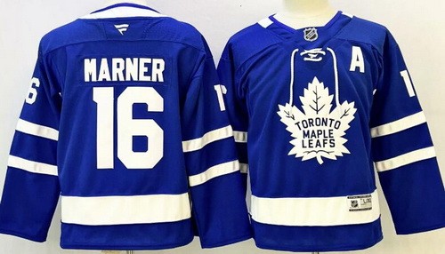 Youth Toronto Maple Leafs #16 Mitch Marner Blue Authentic Jersey