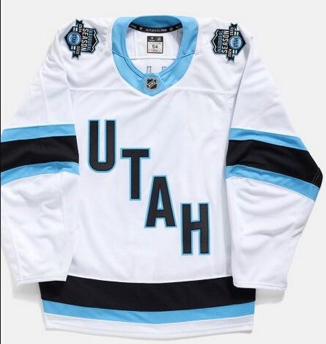 Youth Utah Customized White Fanatics Authentic Jersey