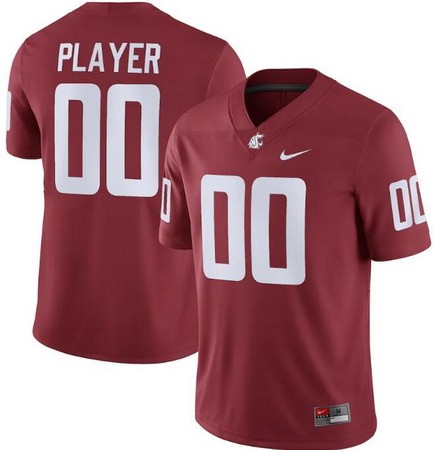Youth Washington State Cougars Customized Limited Red College Football Jersey