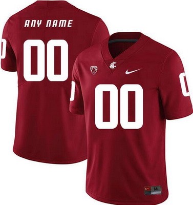 Youth Washington State Cougars Customized Limited Red College Football Jersey