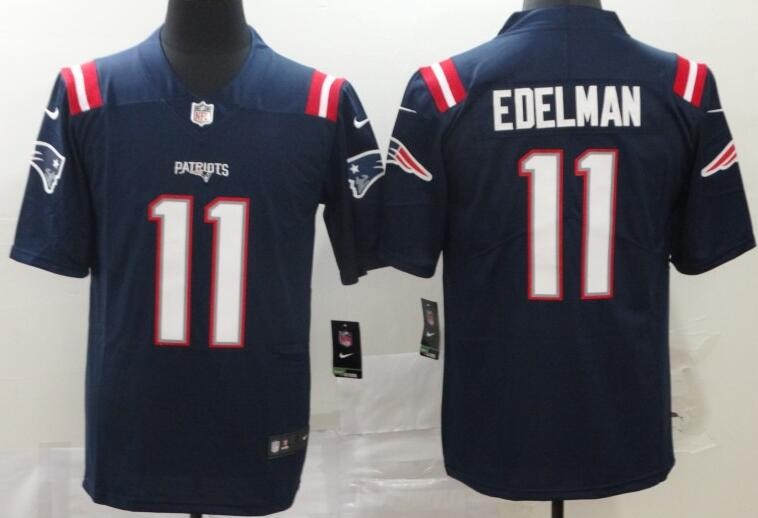 Men's New England Patriots #11 Julian Edelman Limited Navy 2020 Vapor Untouchable Jersey