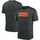 Cincinnati Bengals Marled Stadium Heathered Printed T Shirt 200822