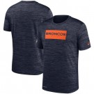 Denver Broncos Marled Stadium Heathered Printed T Shirt 200832