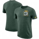 Green Bay Packers Marled Stadium Heathered Printed T Shirt 200831