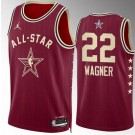 Men's #22 Franz Wagner Red 2024 All Star Icon Heat Press Jersey