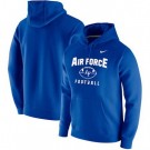 Men's Air Force Falcons Royal Football Oopty Oop Club Fleece Pullover Hoodie