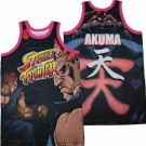 Men's Akuma Street Fighter Black Basketball Jersey