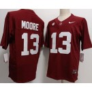 Men's Alabama Crimson Tide #13 Malachi Moore Limited Red FUSE College Football Jersey