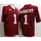 Men's Alabama Crimson Tide #1 Kool Aid McKinstry Limited Red FUSE College Football Jersey