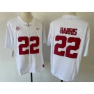 Men's Alabama Crimson Tide #22 Najee Harris Limited White College Football Jersey