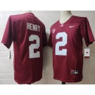 Men's Alabama Crimson Tide #2 Derrick Henry Limited Red College Football Jersey