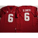 Men's Alabama Crimson Tide #6 DeVonta Smith Red College Football Jersey