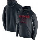 Men's Alabama Crimson Tide Black Football Oopty Oop Club Fleece Pullover Hoodie