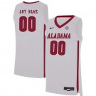 Men's Alabama Crimson Tide Customized White 2019 College Basketball Jersey