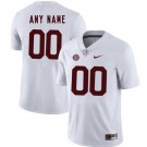 Men's Alabama Crimson Tide Customized White Rush College Football Jersey