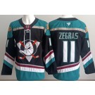 Men's Anaheim Ducks #11 Trevor Zegras Black Alternate Authentic Jersey