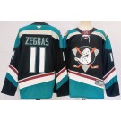 Men's Anaheim Ducks #11 Trevor Zegras Black Authentic Jersey