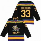 Men's Anaheim Ducks #33 Grey Goldberg Black Throwback Jersey