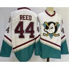 Men's Anaheim Ducks #44 Fulton Reed White Hockey Jersey
