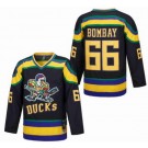 Men's Anaheim Ducks #66 Gordon Bombay Black Throwback Jersey