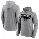 Men's Anaheim Ducks Gray Gain Ground Hoodie