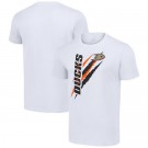 Men's Anaheim Ducks Starter White Color Scratch T Shirt