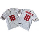Men's Arizona Cardinals #18 Marvin Harrison Jr Limited White FUSE Vapor Jersey