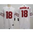 Men's Arizona Cardinals #18 Marvin Harrison Jr Limited White Vapor Jersey