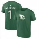 Men's Arizona Cardinals #1 Kyler Murray Green St Patrick's Day Icon T-Shirt