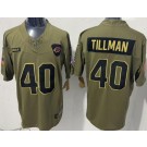 Men's Arizona Cardinals #40 Pat Tillman Limited Green 2025 Salute To Service Jersey