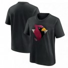 Men's Arizona Cardinals Black 2024 Draft Illustrated T Shirt