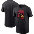 Men's Arizona Cardinals Black Big Logo Local Essential T Shirt