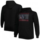 Men's Arizona Cardinals Black Printed Pullover Hoodie 302598