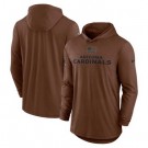 Men's Arizona Cardinals Brown 2023 Salute To Service Lightweight Long Sleeve Hoodie T Shirt