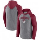 Men's Arizona Cardinals Gray By Design Raglan Pullover Hoodie