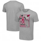 Men's Arizona Cardinals Gray Graphic Shield Logo T Shirt