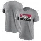 Men's Arizona Cardinals Gray Square Off Tri Blend T Shirt