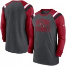 Men's Arizona Cardinals Gray Tri Blend Raglan Athletic Long Sleeve T Shirt