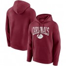 Men's Arizona Cardinals Red Gridiron Classics Campus Standard Pullover Hoodie