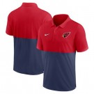 Men's Arizona Cardinals Red Navy Patchwork Polo
