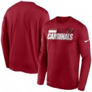 Men's Arizona Cardinals Red Sideline Impact Legend Performance Long Sleeves T Shirt 617
