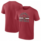 Men's Arizona Cardinals Red Standard Arch Stripe T Shirt