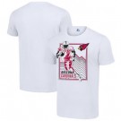 Men's Arizona Cardinals White Graphic Shield Logo T Shirt