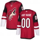 Men's Arizona Coyotes Customized Red Authentic Jersey