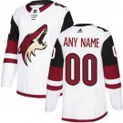 Men's Arizona Coyotes Customized White Authentic Jersey