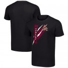 Men's Arizona Coyotes Starter Black Color Scratch T Shirt